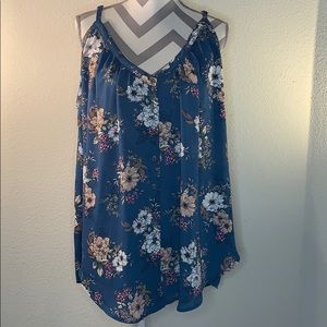 Torrid Floral Button-Front Tank
